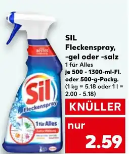 Kaufland SIL Fleckenspray, -gel oder -salz Angebot