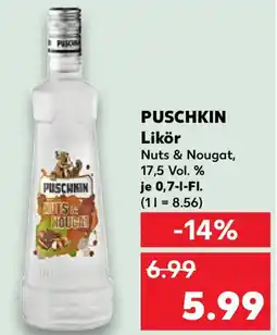 Kaufland PUSCHKIN Likör Angebot