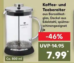 Kaufland Kaffee- und Teebereiter Angebot