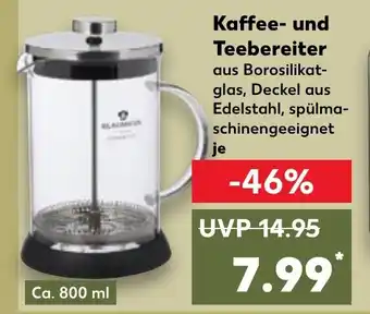 Kaufland Kaffee- und Teebereiter Angebot