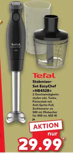 Kaufland Tefal Stabmixer- Set EasyChef HB4528 Angebot