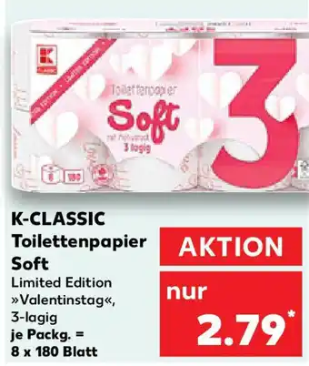 Kaufland K-CLASSIC Toilettenpapier Soft Angebot