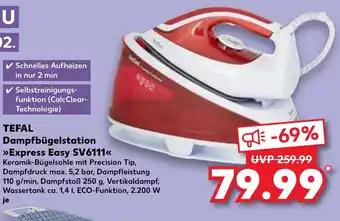 Kaufland TEFAL Dampfbügelstation Express Easy SV6111 Angebot