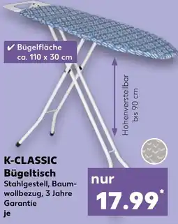 Kaufland K-CLASSIC Bügeltisch Angebot