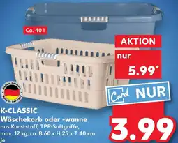 Kaufland K-CLASSIC Wäschekorb oder -wanne Angebot