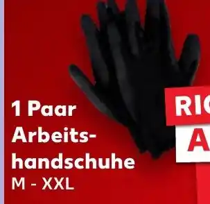 Kaufland Paar Arbeits- handschuhe Angebot