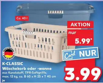 Kaufland K-CLASSIC Wäschekorb oder -wanne Angebot