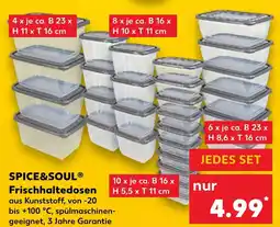 Kaufland SPICE&SOUL Frischhaltedosen Angebot