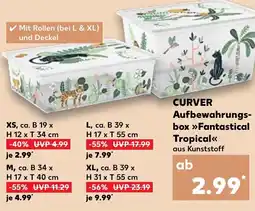 Kaufland CURVER Aufbewahrungs- box Fantastical Tropical Angebot