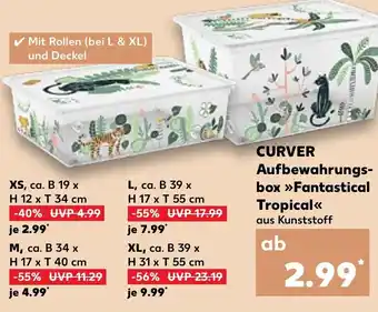 Kaufland CURVER Aufbewahrungs- box Fantastical Tropical Angebot