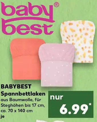 Kaufland BABYBEST Spannbettlaken Angebot