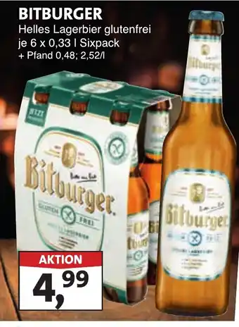 Lösch Depot BITBURGER Helles Lagerbier glutenfrei Angebot