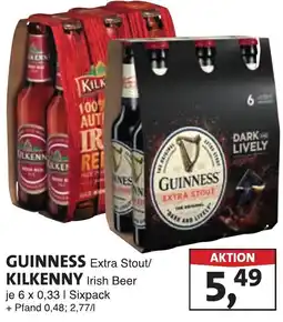 Lösch Depot GUINNESS Extra Stout/ KILKENNY Irish Beer Angebot