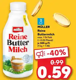 Kaufland MÜLLER Reine Buttermilch Angebot