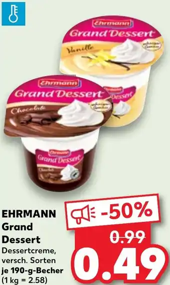 Kaufland EHRMANN Grand Dessert Angebot