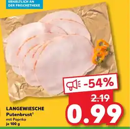 Kaufland LANGEWIESCHE Putenbrust Angebot