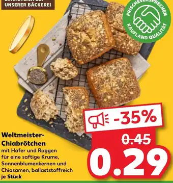 Kaufland Weltmeister- Chiabrötchen Angebot