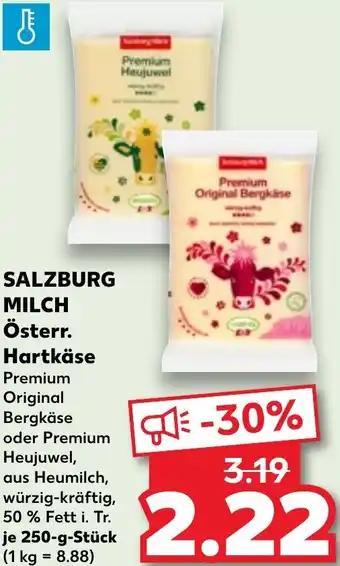 Kaufland SALZBURG MILCH Österr. Hartkäse Angebot