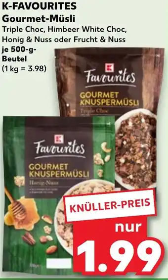 Kaufland K-FAVOURITES Gourmet-Müsli Angebot