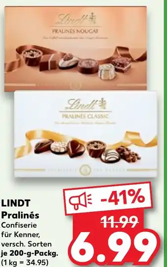 Kaufland LINDT Pralinés Angebot