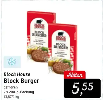 KONSUM Block House Block Burger Angebot