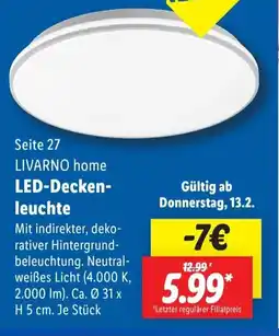 Lidl Seite 27 LED-Decken- leuchte Angebot