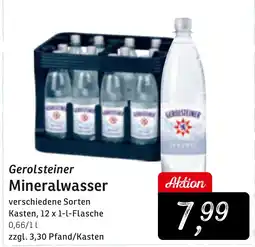 KONSUM Gerolsteiner Mineralwasser Angebot