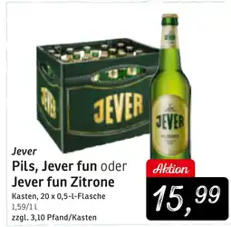 KONSUM Jever Pils, Jever fun oder Jever fun Zitrone Angebot