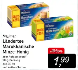 KONSUM Meßmer Ländertee Marokkanische Minze-Honig Angebot