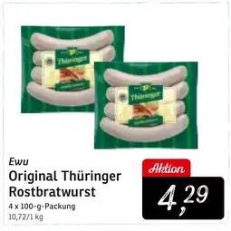 KONSUM Ewu Original Thüringer Rostbratwurst Angebot