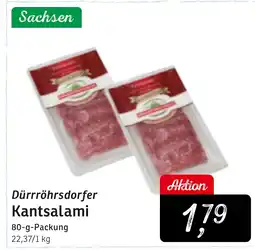 KONSUM Dürrröhrsdorfer Kantsalami Angebot