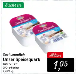 KONSUM Sachsenmilch Unser Speisequark Angebot