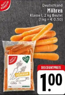 Edeka GUt & GUNSTIG Möhren Angebot