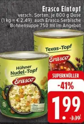 Edeka Erasco Eintopf Angebot