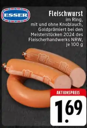 Edeka ESSER Fleischwurst Angebot