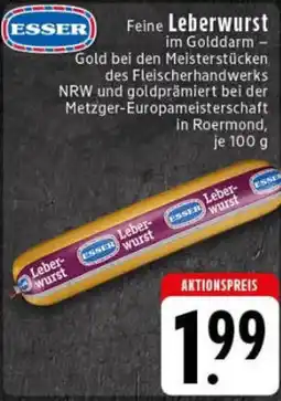 Edeka ESSER Feine Leberwurst Angebot