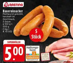 Edeka RASTING Bauernknacker Angebot