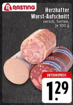 Edeka RASTING Herzhafter Wurst-Aufschnitt Angebot