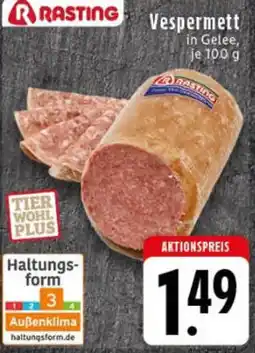 Edeka RASTING Vespermett Angebot