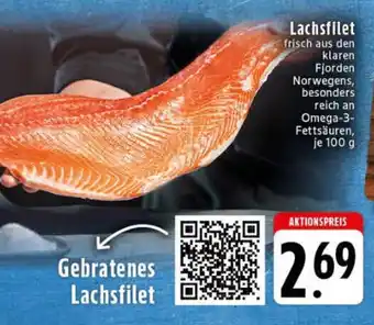 Edeka Lachsfilet frisch aus den Angebot