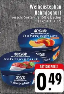 Edeka Weihenstephan Rahmjoghurt Angebot