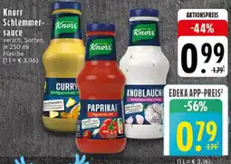 Edeka Knorr Schlemmer- sauce Angebot