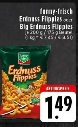 Edeka funny frisch Erdnuss Flippies oder Big Erdnuss Flippies Angebot