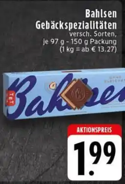 Edeka Bahlsen Gebäckspezialitäten Angebot