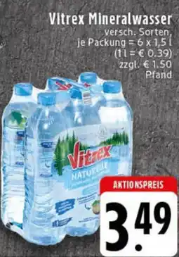 Edeka Vitrex Mineralwasser Angebot