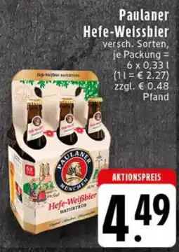 Edeka Paulaner Hefe-Weissbier Angebot