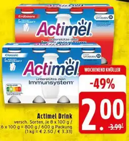 Edeka Actimel Drink Angebot