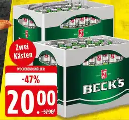 Edeka Beck's Pils oder Mix-Bier Angebot