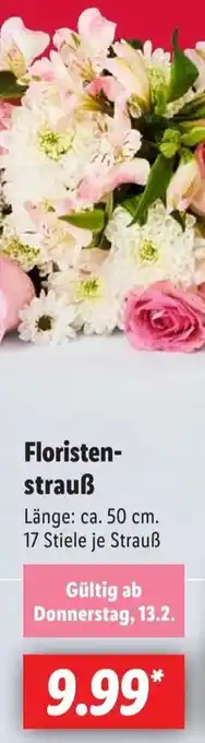 Lidl Floristen- strauß Angebot