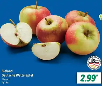 Lidl Bioland Deutsche Wetteräpfel Angebot